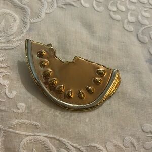 Vintage watermelon pin